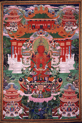 Buddha Amitayus In His Pure Land
