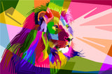 Abstract Lion
