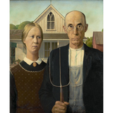 American Gothic by Grant Wood