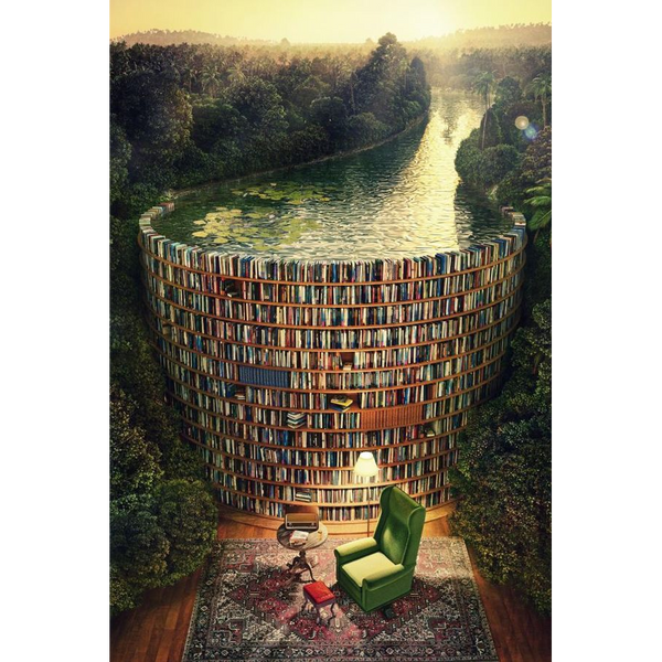 Bible Dam by Jacek Yerka