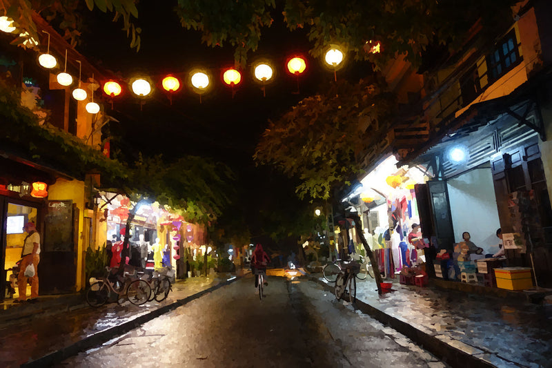 Rainy Night in Hoi An Painting