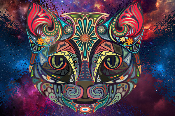 Psychedelic Cat