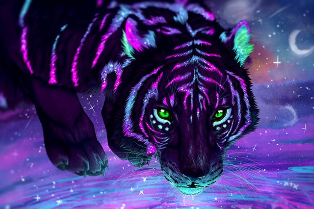 Fluorescent Tiger