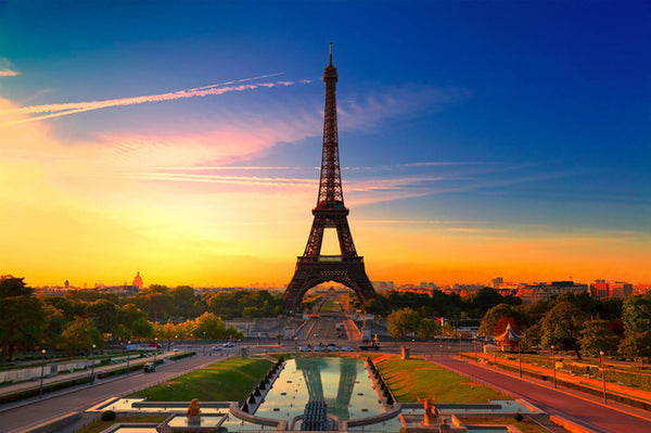 The Eiffel Tower at Dusk