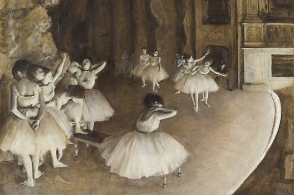 The Ballet Rehearsal on Stage