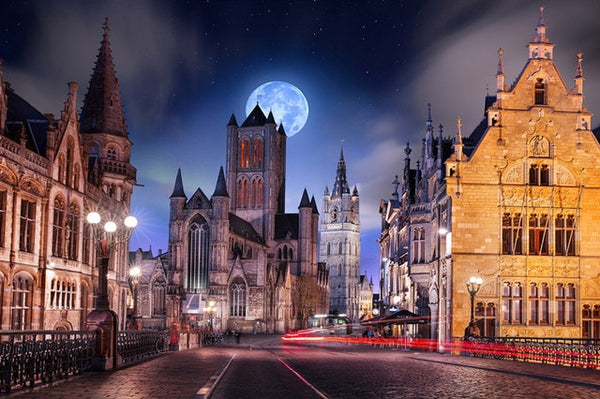 Belgium at  Night