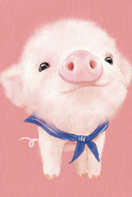 Cute Pink Pig