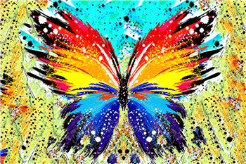 Colorful Abstract Butterfly