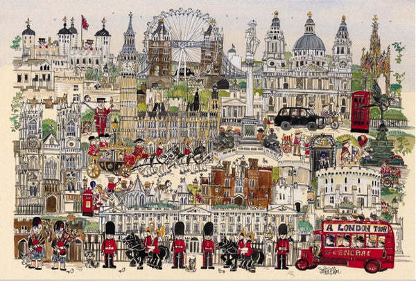 Comic Drawing of London