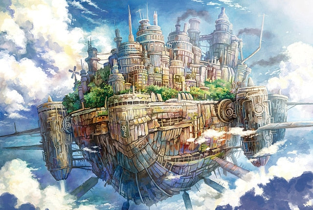 Fantasy City in the Clouds
