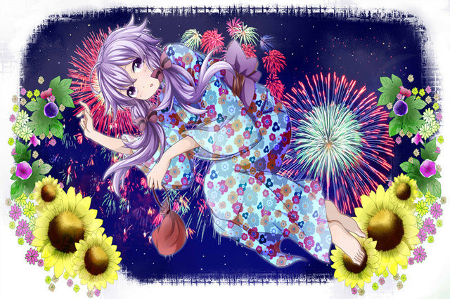 Fireworks and Girl