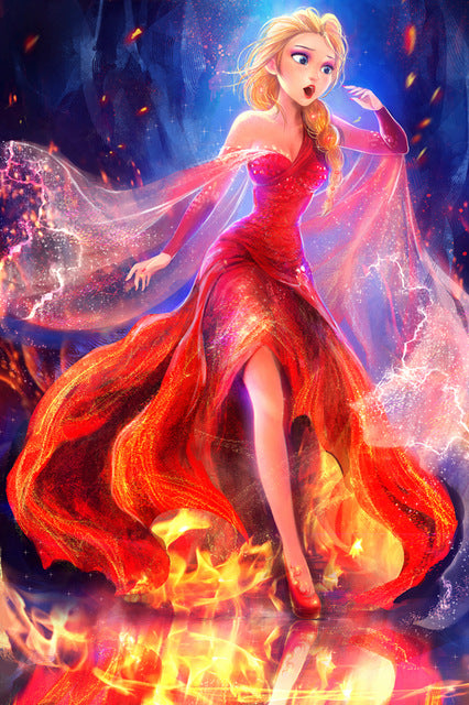 Fiery Elsa